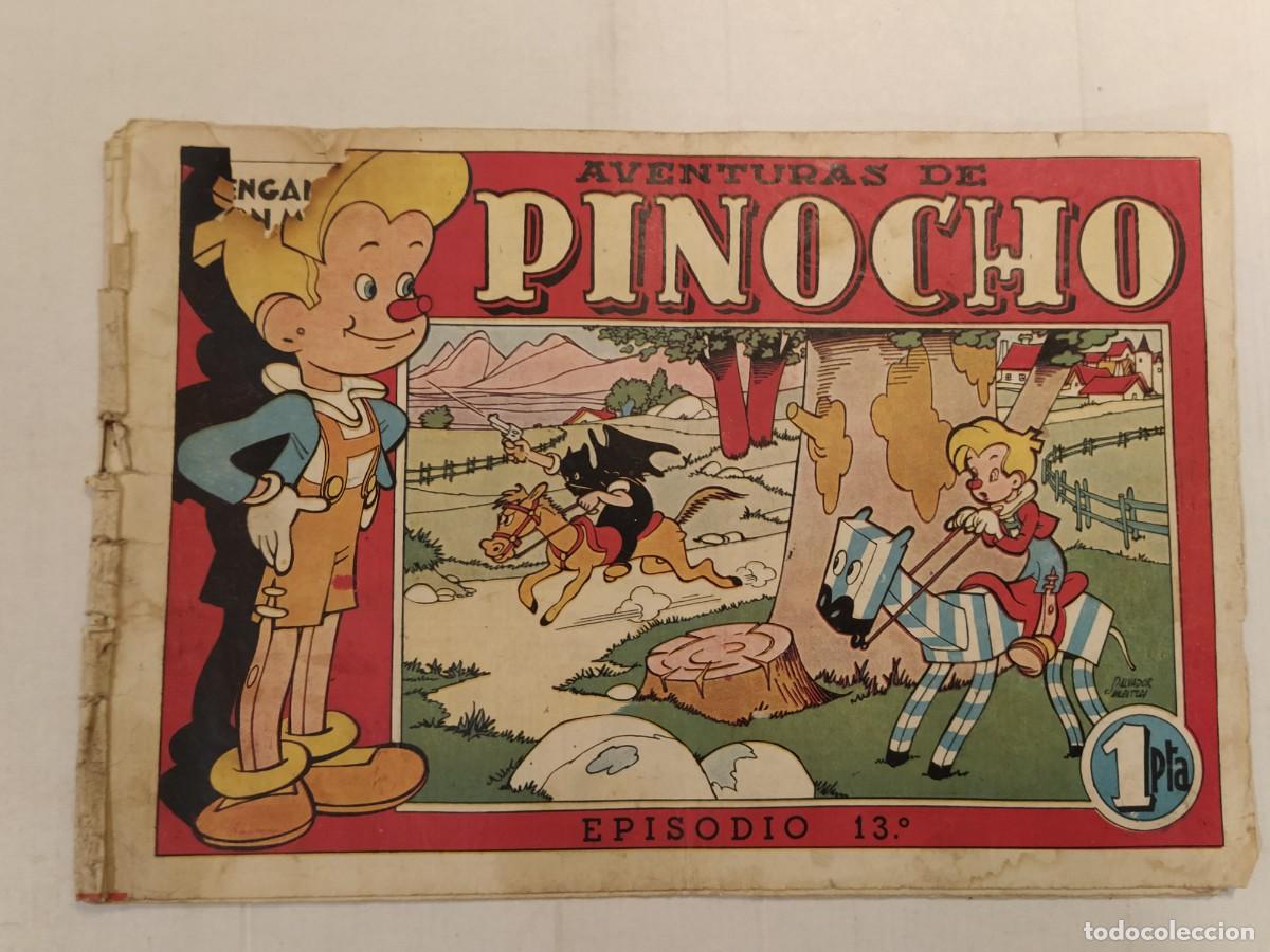 Tebeos: AVENTURAS DE PINOCHO - SALVADOR MESTRES - EPISODIO 13 - EDITORIAL BRUGUERA - COMIC ANTIGUO ORIGINAL