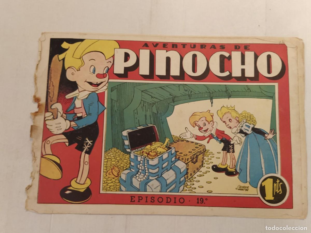Tebeos: AVENTURAS DE PINOCHO - SALVADOR MESTRES - EPISODIO 19 - EDITORIAL BRUGUERA - COMIC ANTIGUO ORIGINAL
