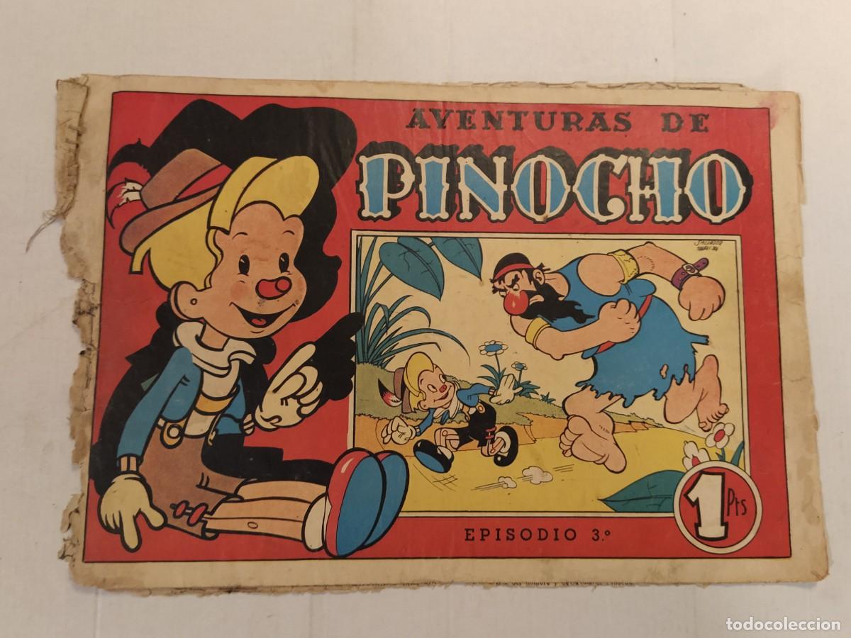 Tebeos: AVENTURAS DE PINOCHO - SALVADOR MESTRES - EPISODIO 3 - EDITORIAL BRUGUERA - COMIC ANTIGUO ORIGINAL