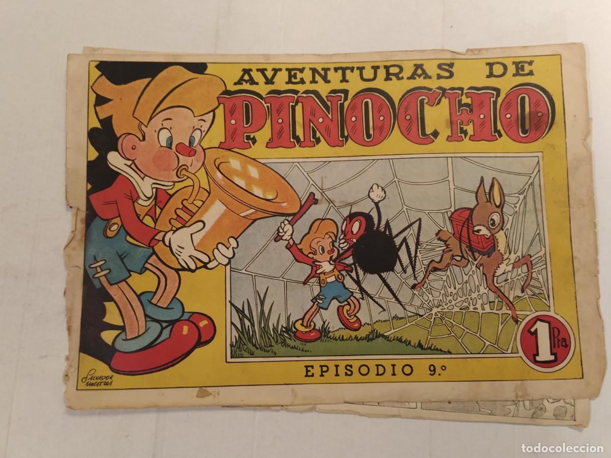 Giornalini: AVENTURAS DE PINOCHO - SALVADOR MESTRES - EPISODIO 9 - EDITORIAL BRUGUERA - COMIC ANTIGUO ORIGINAL