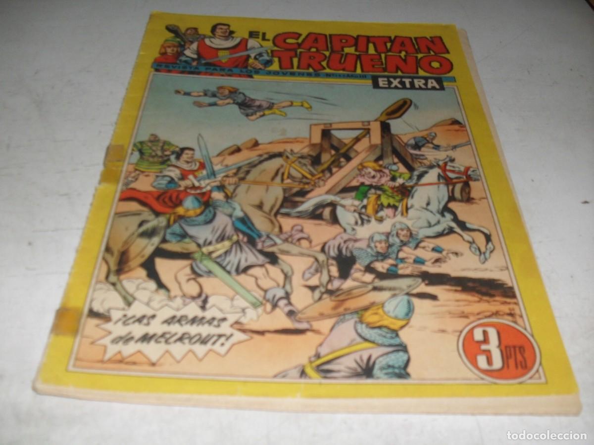 Tebeos: EL CAPITAN TRUENO EXTRA N&ordm; 155,CON LA FAMILIA TRAPISONDA EN CONTRAPORTADA,DE 427,BRUGUERA,1960