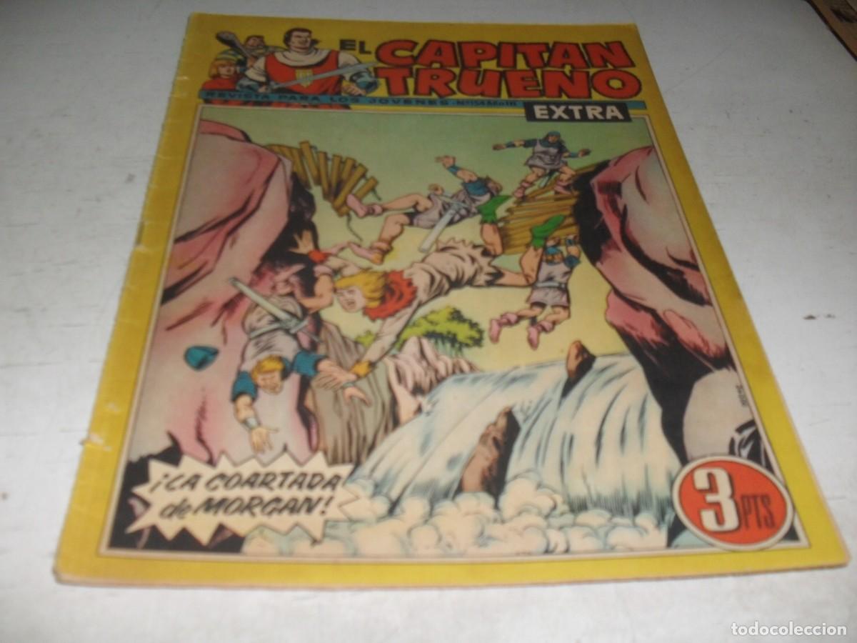 Tebeos: EL CAPITAN TRUENO EXTRA N&ordm; 154,CON ASES DE LA PRADERA,DE 427,BRUGUERA,1960