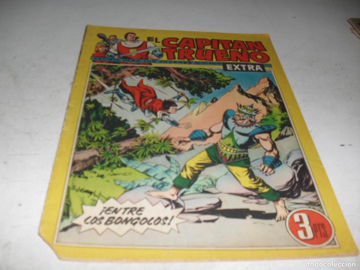 Tebeos: EL CAPITAN TRUENO EXTRA N&ordm; 150,CON PACHIN(FUTBOL) EN CONTRAPORTADA,DE 427,BRUGUERA,1960