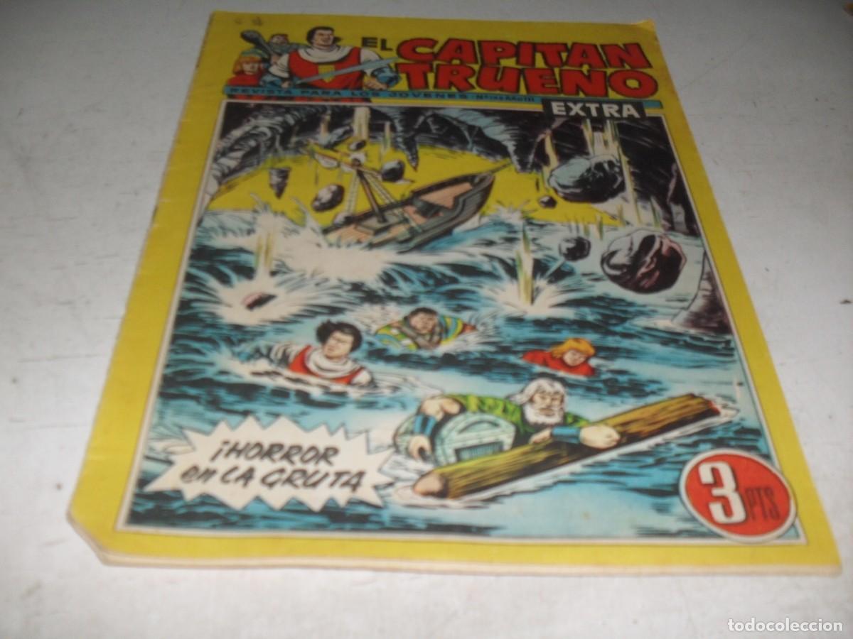 Tebeos: EL CAPITAN TRUENO EXTRA N&ordm; 148,CON ENRIQUE GENSANA MONGOLES EN CONTRAPORTADA,DE 427,BRUGUERA,1960