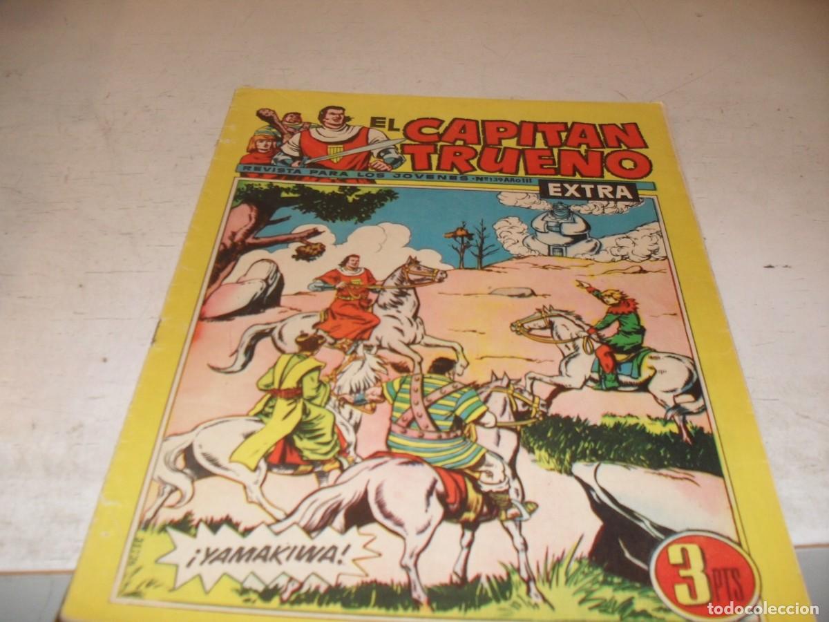 Tebeos: EL CAPITAN TRUENO EXTRA N&ordm; 139,CON CLASES DE DIBUJO DE ANTONIO BERNAL,DE 427,BRUGUERA,1960