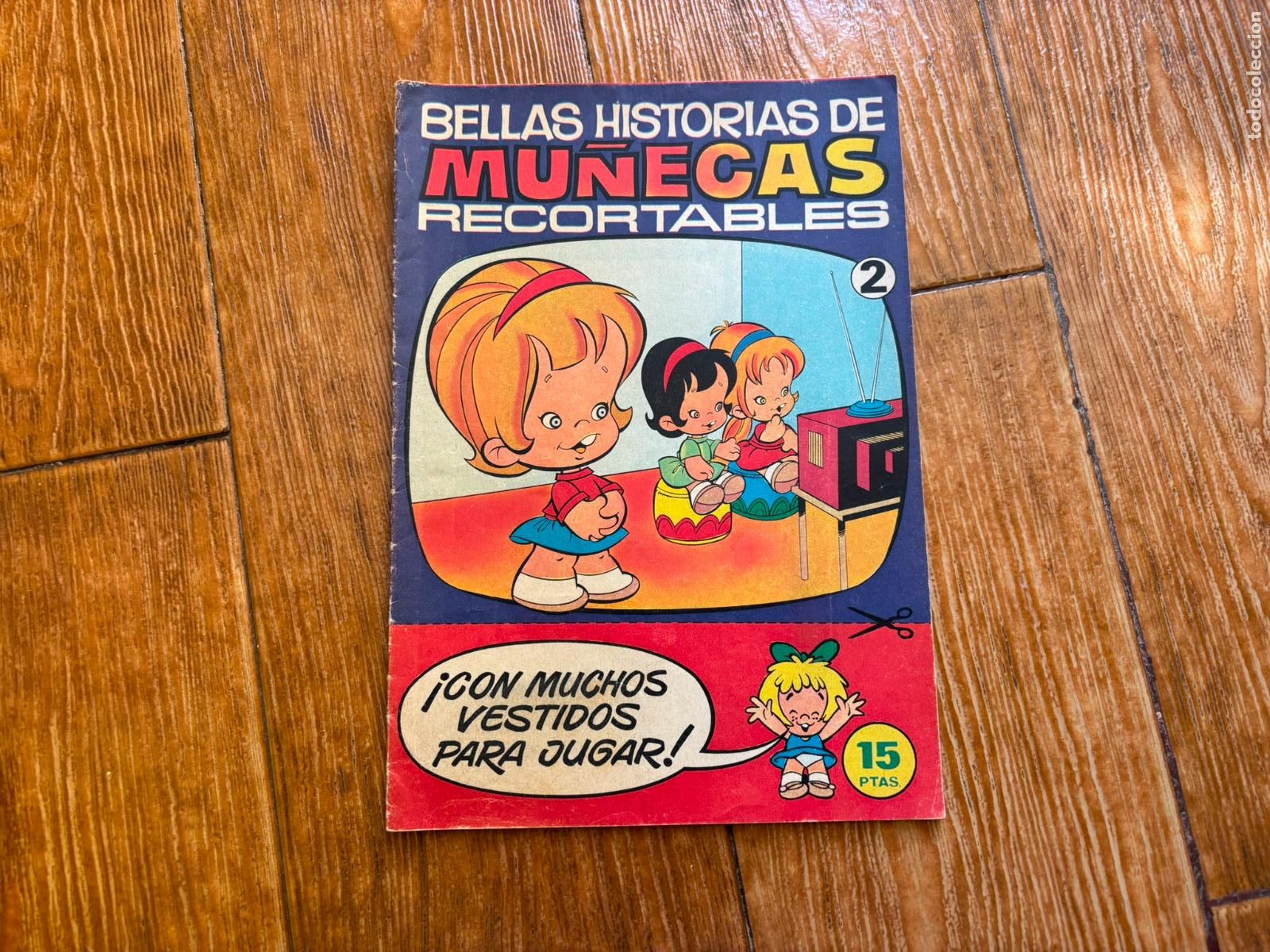 Tebeos: BELLAS HISTORIAS MU&Ntilde;ECAS RECORTABLES N&ordm; 2 EDITORIAL BRUGUERA