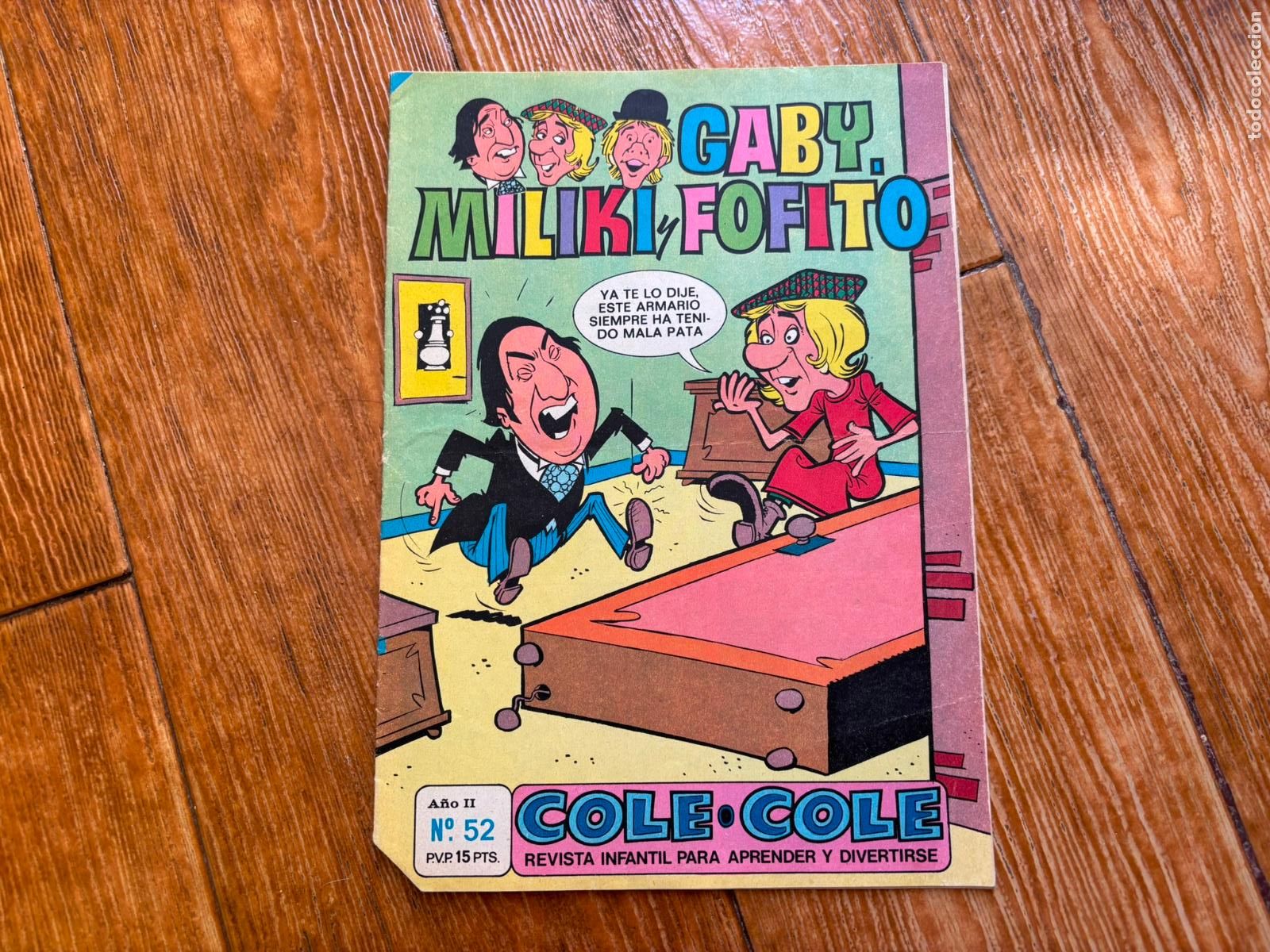 Tebeos: GABY, MILIKI Y FOFITO N &ordm; 52 EDITORIAL BRUGUERA