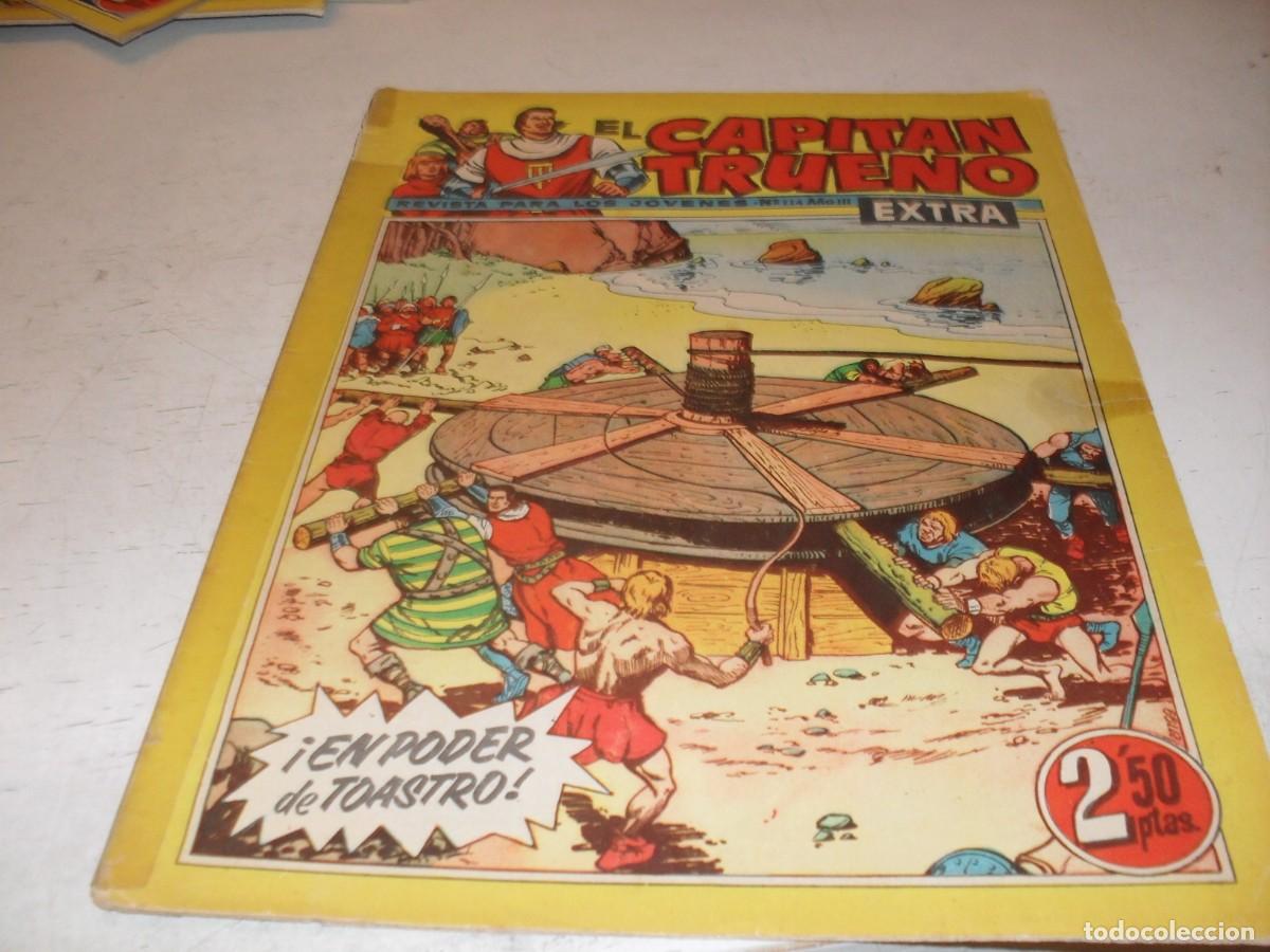 Tebeos: EL CAPITAN TRUENO EXTRA N&ordm; 114,CON CLASES DE DIBUJO DE ANTONIO BERNAL,DE 427,BRUGUERA,1960