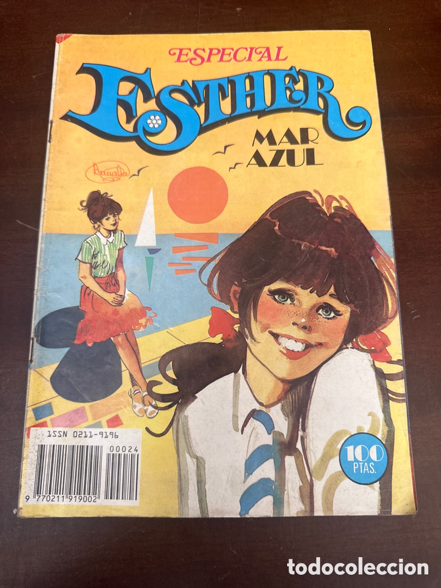 BDs: ESPECIAL ESTHER N&ordm; 24 MAR AZUL,CON POSTER DE PEDRO MARIN.BRUGUERA,1980