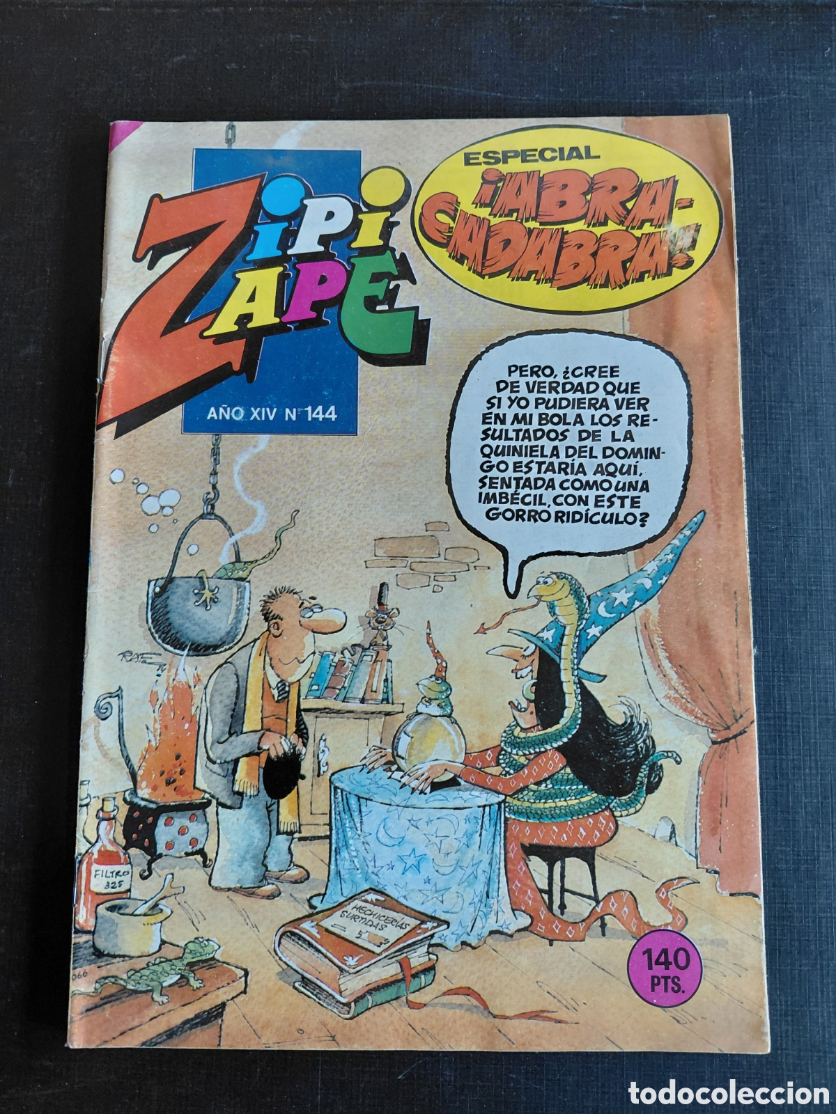 Tebeos: ZIPI ZAPE. A&Ntilde;O XIV .N&deg; 144. ESPECIAL. &iexcl;ABRACADABRA!. 1985. BRUGUERA