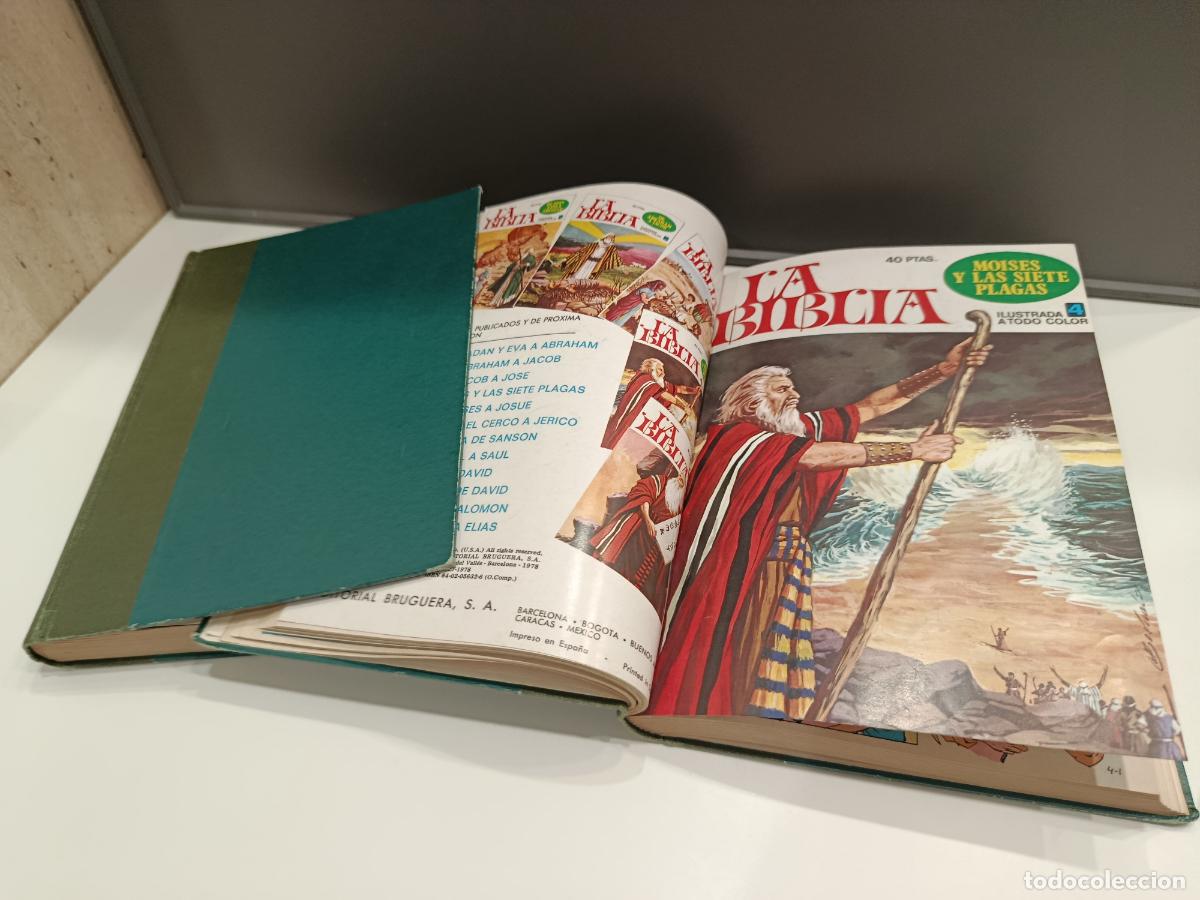 Tebeos: LA BIBLIA ILUSTRADA A TODO COLOR - Ed. BRUGUERA 1978 - 24 NUMEROS ENCUADERNADOS EN 2 TOMOS -COMPLETA