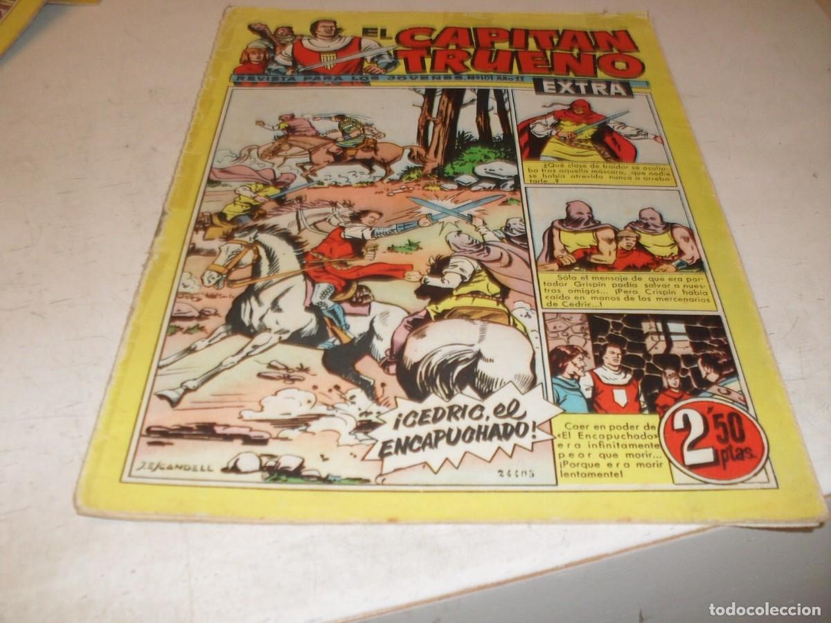 Tebeos: EL CAPITAN TRUENO EXTRA N&ordm; 101,CON CLASES DE DIBUJO DE ANTONIO BERNAL,DE 427,BRUGUERA,1960