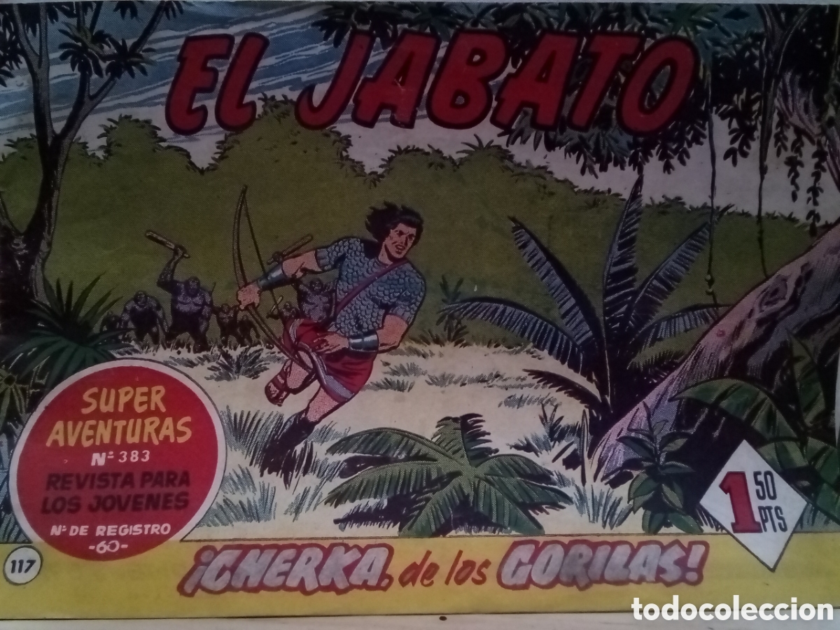 Tebeos: El Jabato, N&deg;117. &iexcl;Cherka de los gorillas!