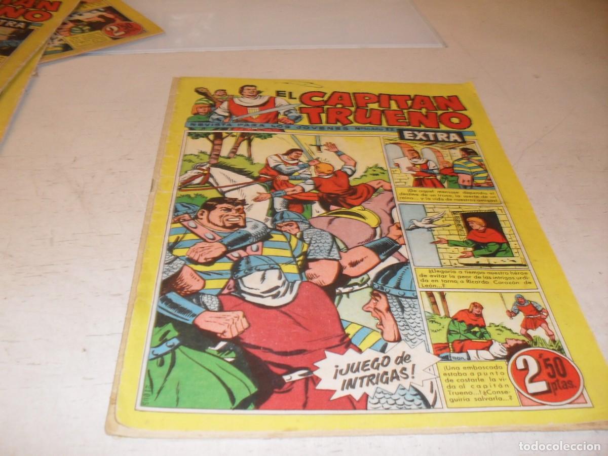 Tebeos: EL CAPITAN TRUENO EXTRA N&ordm; 86,CON LA FAMILIA TRAPISONDA EN CONTRAPORTADA,DE 427,BRUGUERA,1960