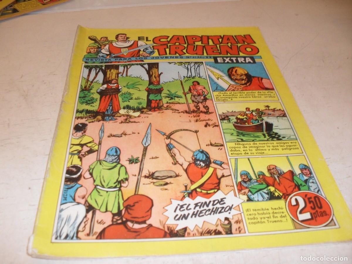 Tebeos: EL CAPITAN TRUENO EXTRA N&ordm; 85,CON LA FAMILIA TRAPISONDA EN CONTRAPORTADA,DE 427,BRUGUERA,1960