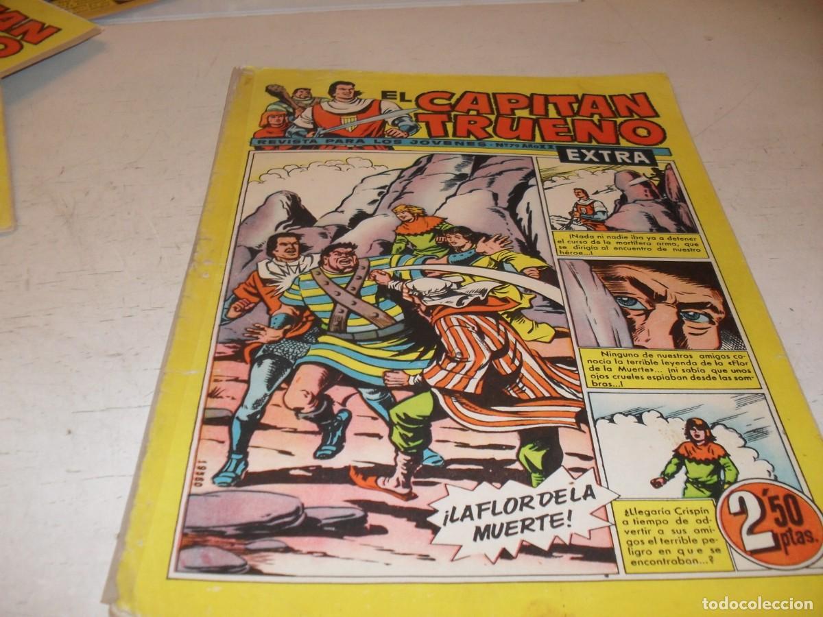 Tebeos: EL CAPITAN TRUENO EXTRA N&ordm; 79,CON CLASES DE DIBUJO DE ANTONIO BERNAL,DE 427,BRUGUERA,1960