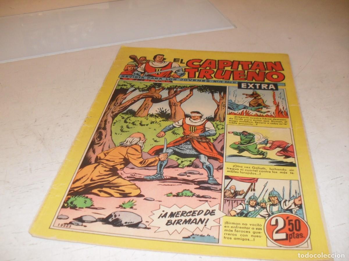 Tebeos: EL CAPITAN TRUENO EXTRA N&ordm; 78,CON CLASES DE DIBUJO DE ANTONIO BERNAL,DE 427,BRUGUERA,1960