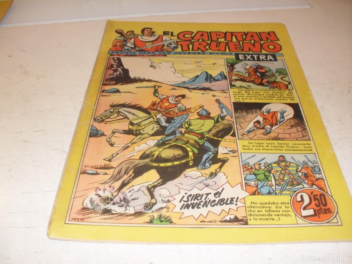 Tebeos: EL CAPITAN TRUENO EXTRA N&ordm; 76,CON CLASES DE DIBUJO DE ANTONIO BERNAL,DE 427,BRUGUERA,1960
