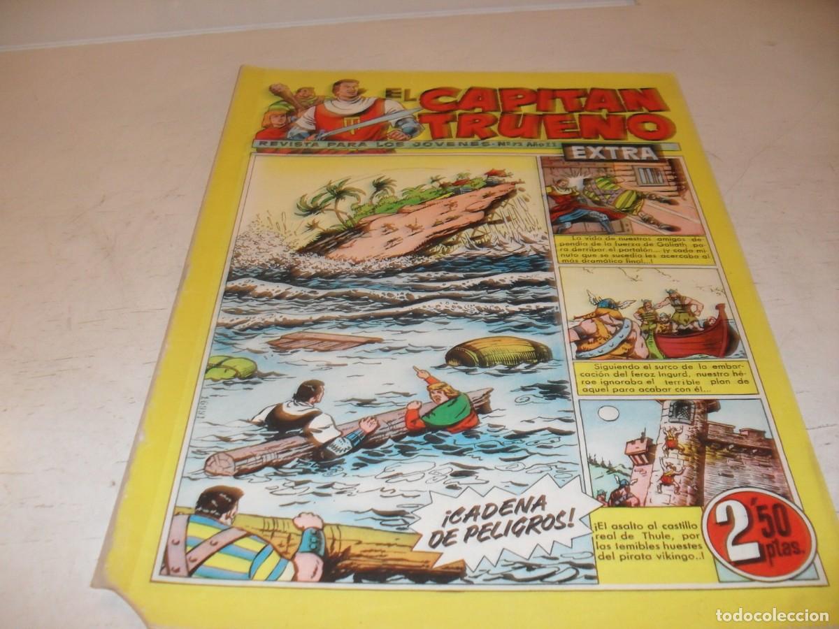 Tebeos: EL CAPITAN TRUENO EXTRA N&ordm; 72,CON CLASES DE DIBUJO DE ANTONIO BERNAL,DE 427,BRUGUERA,1960