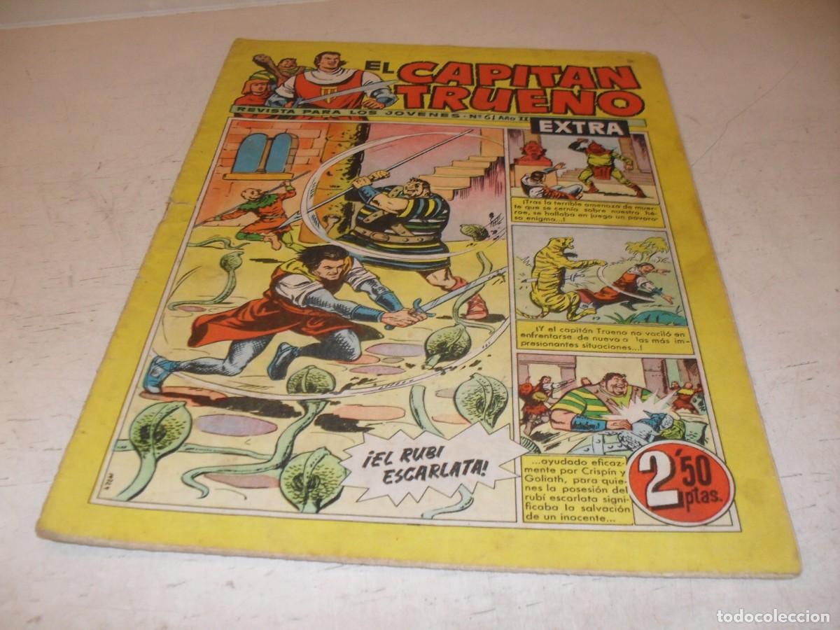 Tebeos: EL CAPITAN TRUENO EXTRA N&ordm; 61,CON CLASES DE DIBUJO DE ANTONIO BERNAL,DE 427,BRUGUERA,1960