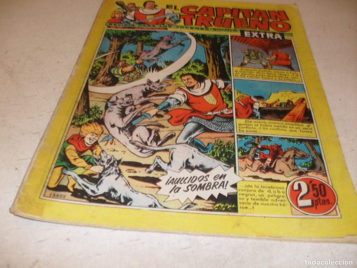 Tebeos: EL CAPITAN TRUENO EXTRA N&ordm; 59,CON CLASES DE DIBUJO DE ANTONIO BERNAL,DE 427,BRUGUERA,1960