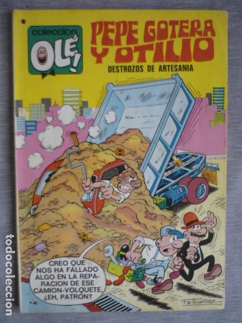 Tebeos: PEPE GOTERA Y OTILIO DESTROZOS DE ARTESANIA N&ordm; 9 1979 OLE BRUGUERA