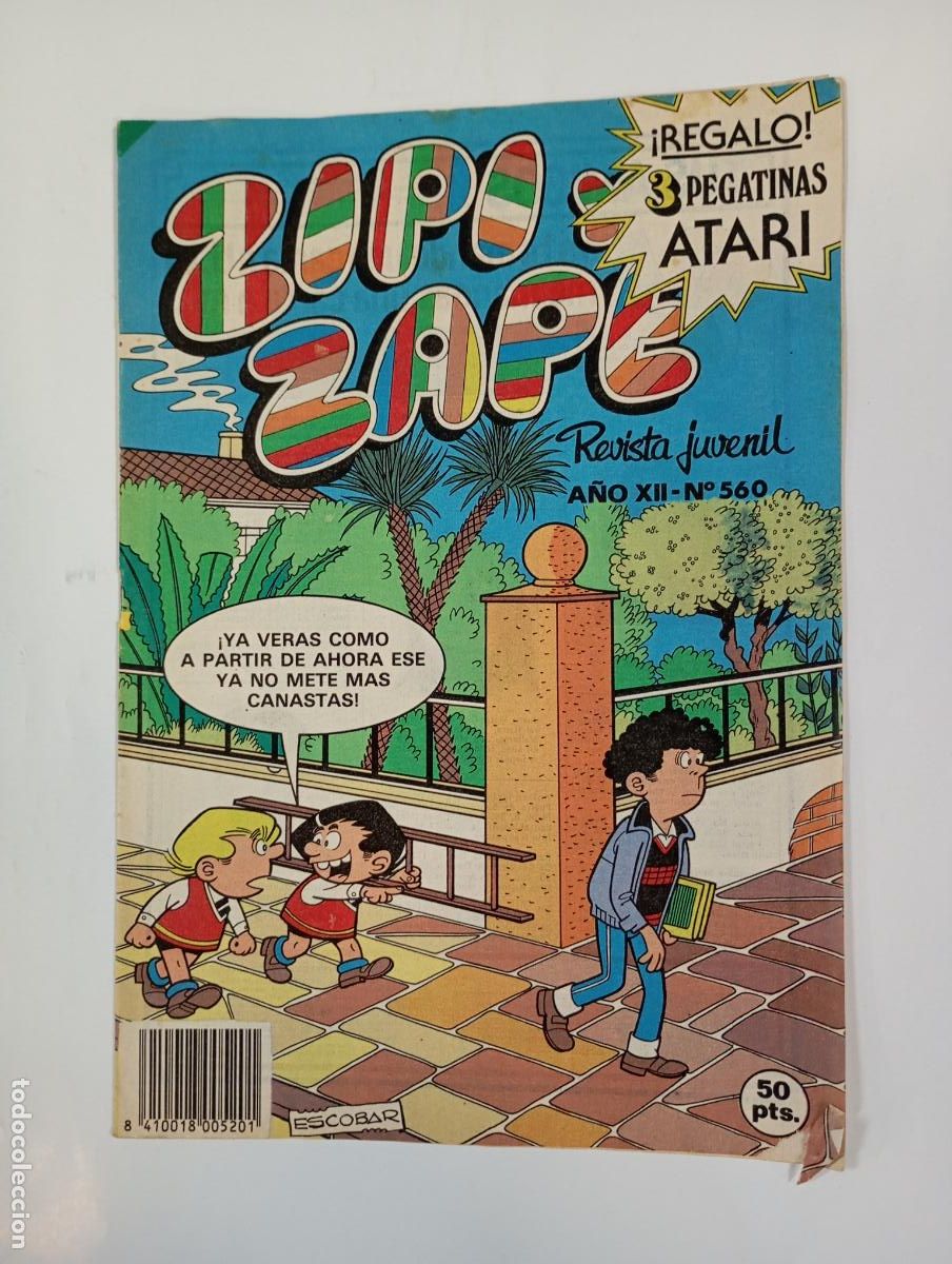 Tebeos: ZIPI Y ZAPE REVISTA JUVENIL N&ordm; 560. A&Ntilde;O XII. TDKR94