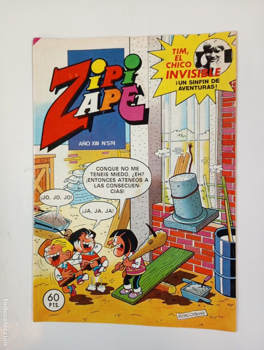 Tebeos: ZIPI Y ZAPE REVISTA JUVENIL N&ordm; 574. A&Ntilde;O XIII. TDKR94