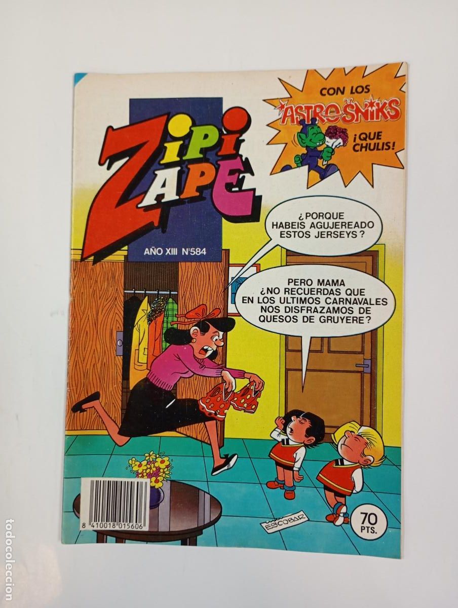 Tebeos: ZIPI Y ZAPE REVISTA JUVENIL N&ordm; 584. A&Ntilde;O XIII. TDKR94