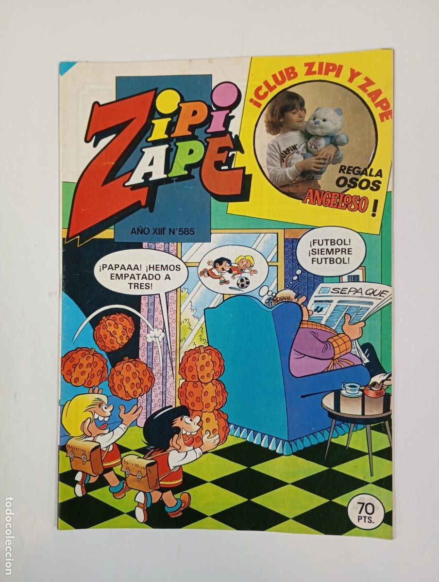 Tebeos: ZIPI Y ZAPE REVISTA JUVENIL N&ordm; 585. A&Ntilde;O XIII. TDKR94