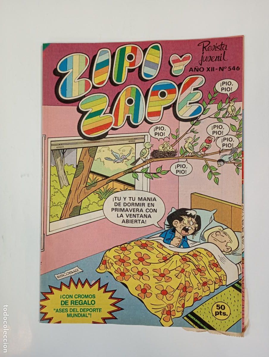 Tebeos: ZIPI Y ZAPE REVISTA JUVENIL N&ordm; 546. A&Ntilde;O XII. TDKR94