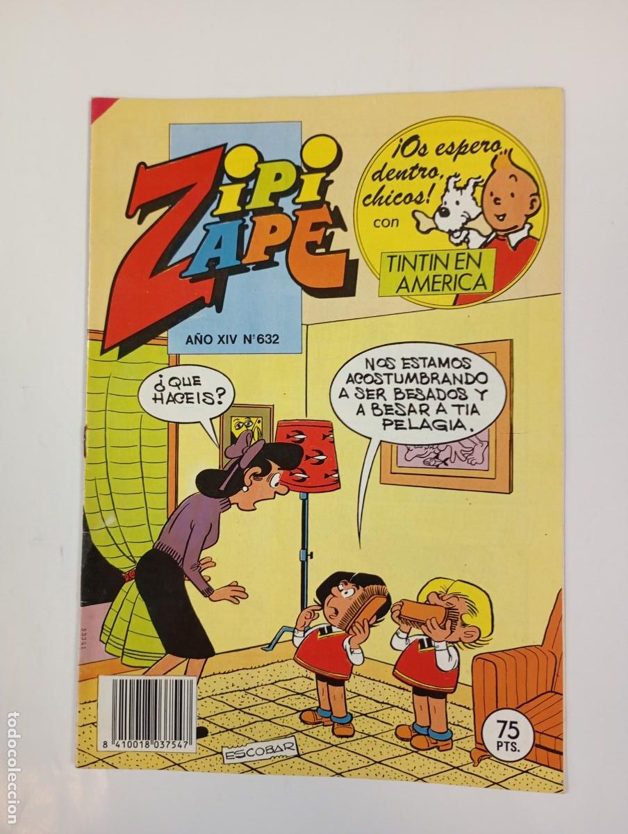 Tebeos: ZIPI Y ZAPE REVISTA JUVENIL N&ordm; 632. A&Ntilde;O XIV. TDKR94