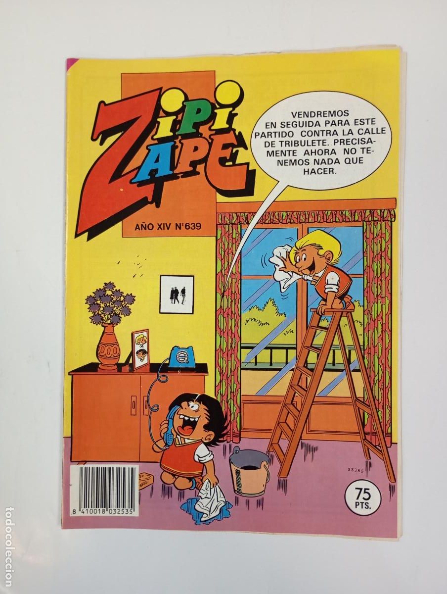Tebeos: ZIPI Y ZAPE REVISTA JUVENIL N&ordm; 639. A&Ntilde;O XIV. TDKR94