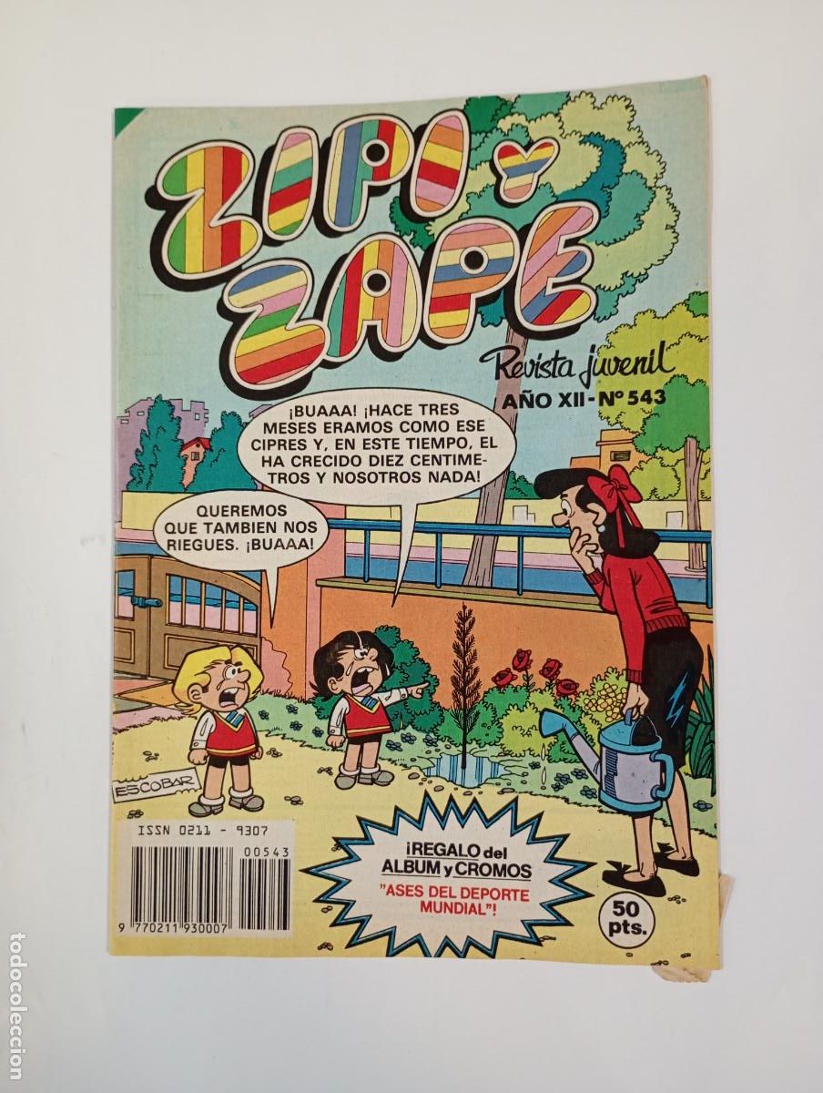 Tebeos: ZIPI Y ZAPE. REVISTA JUVENIL N&ordm; 543. A&Ntilde;O XI. BRUGUERA. TDKC37