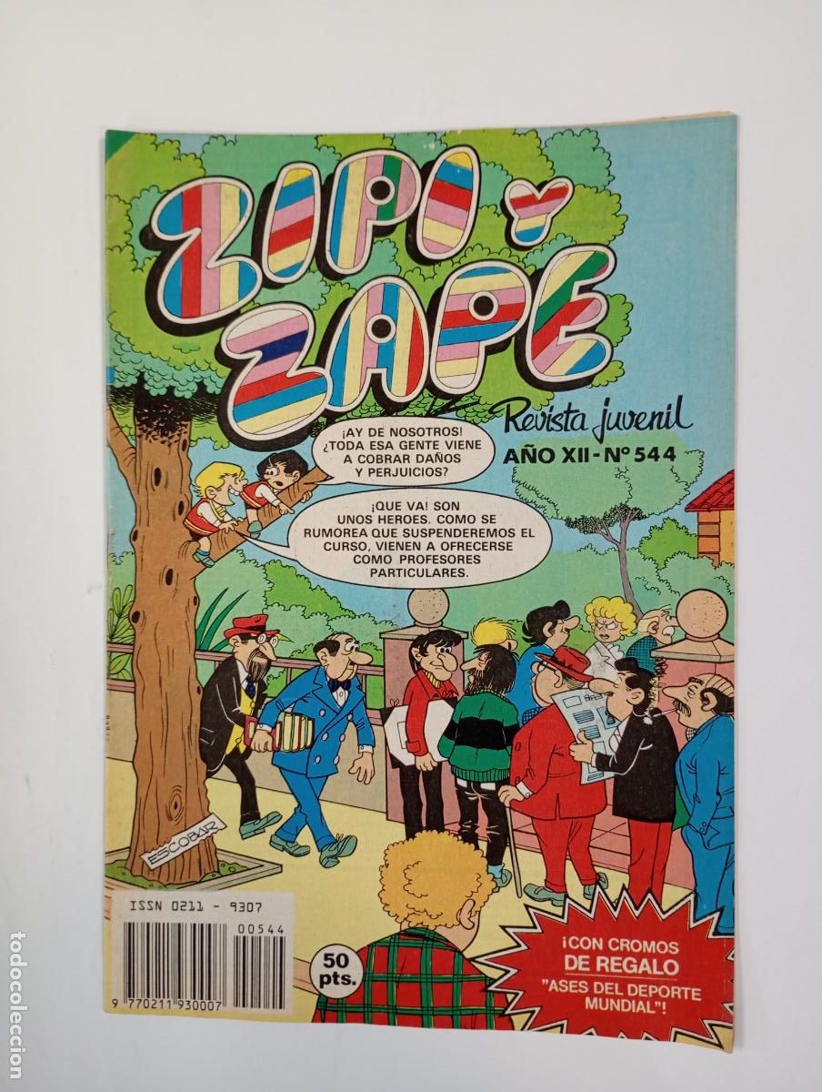 Tebeos: ZIPI Y ZAPE. REVISTA JUVENIL N&ordm; 544. A&Ntilde;O XI. BRUGUERA. TDKC37