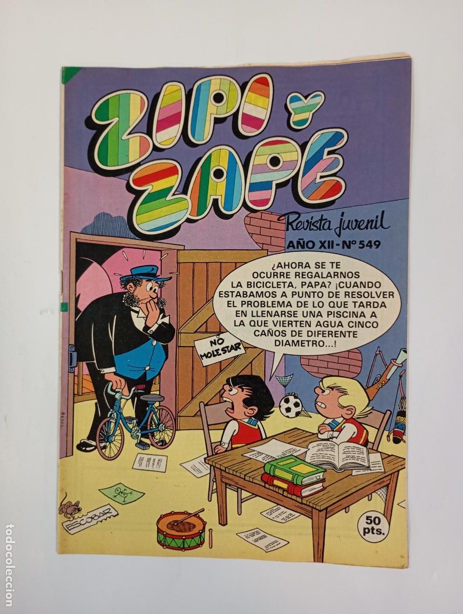Tebeos: ZIPI Y ZAPE. REVISTA JUVENIL N&ordm; 549. A&Ntilde;O XII. BRUGUERA. TDKC37