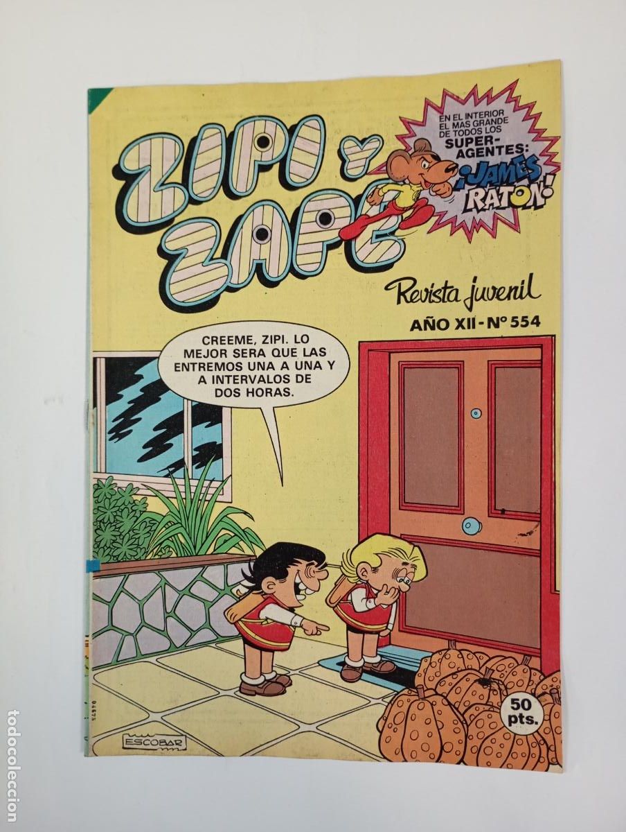 Tebeos: ZIPI Y ZAPE. REVISTA JUVENIL N&ordm; 554. A&Ntilde;O XII. BRUGUERA. TDKC37