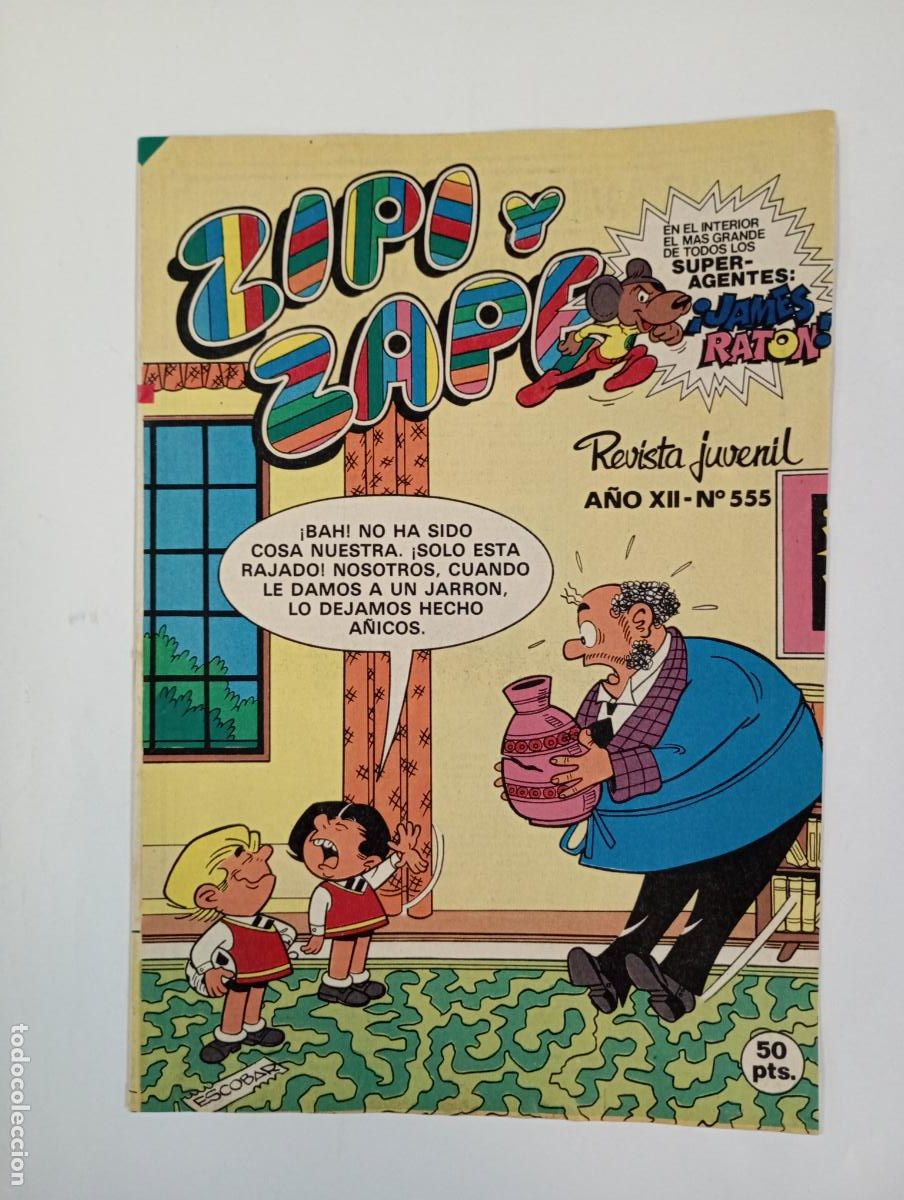 Tebeos: ZIPI Y ZAPE. REVISTA JUVENIL N&ordm; 555. A&Ntilde;O XII. BRUGUERA. TDKC37