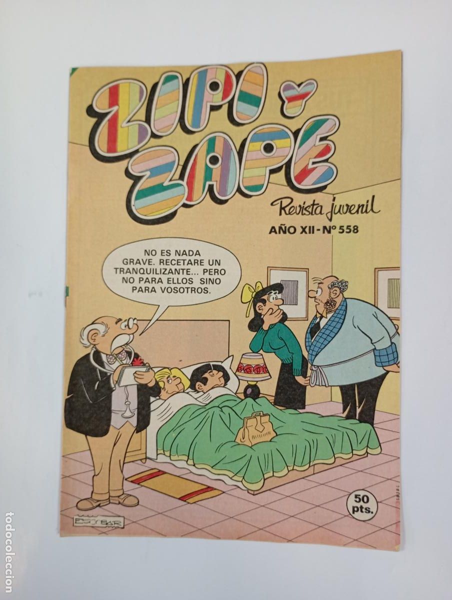 Tebeos: ZIPI Y ZAPE. REVISTA JUVENIL N&ordm; 558. A&Ntilde;O XII. BRUGUERA. TDKC37