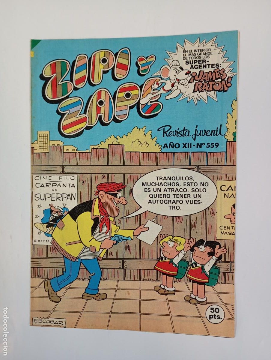 Tebeos: ZIPI Y ZAPE. REVISTA JUVENIL N&ordm; 559. A&Ntilde;O XII. BRUGUERA. TDKC37