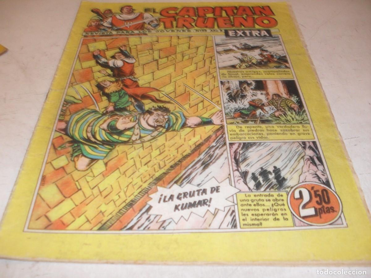 Tebeos: EL CAPITAN TRUENO EXTRA N&ordm; 39,CON LA FAMILIA TRAPISONDA EN CONTRAPORTADA,DE 427,BRUGUERA,1960