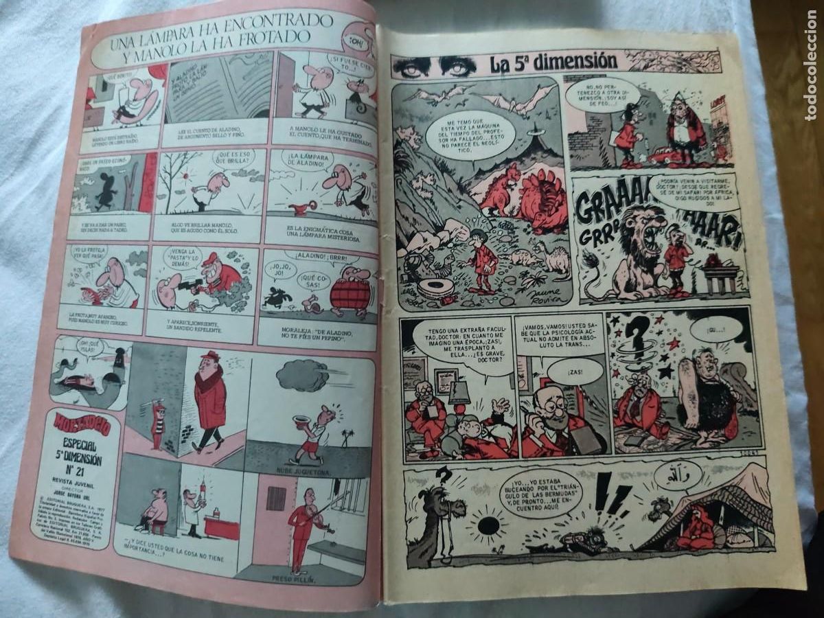 Tebeos: MORTADELO ESPECIAL N&ordm; 21. 5&ordf; DIMENSION - Foto 3