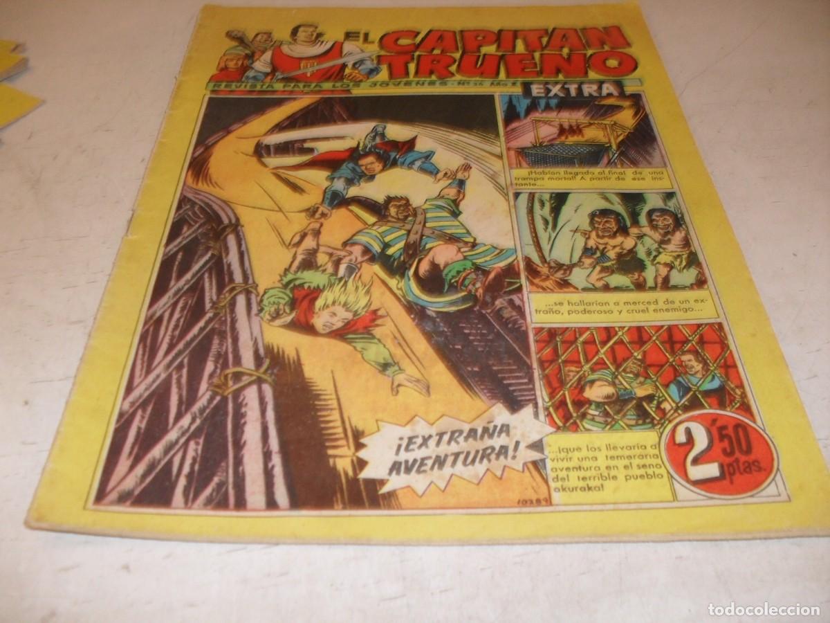 Tebeos: EL CAPITAN TRUENO EXTRA N&ordm; 36,CON LA FAMILIA TRAPISONDA EN CONTRAPORTADA,DE 427,BRUGUERA,1960