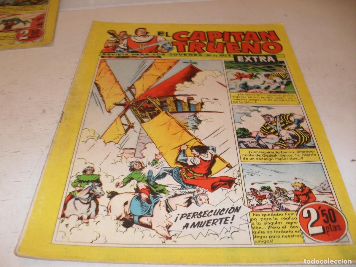Tebeos: EL CAPITAN TRUENO EXTRA N&ordm; 32,CON LA FAMILIA TRAPISONDA EN CONTRAPORTADA,DE 427,BRUGUERA,1960