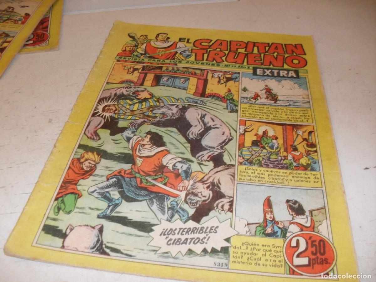 Tebeos: EL CAPITAN TRUENO EXTRA N&ordm; 29,CON CLASES DE DIBUJO DE ANTONIO BERNAL,DE 427,BRUGUERA,1960