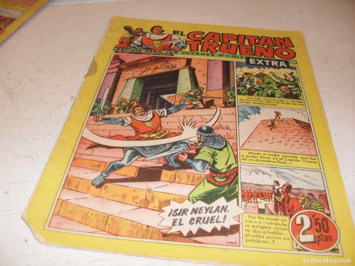 Tebeos: EL CAPITAN TRUENO EXTRA N&ordm; 28,CON CLASES DE DIBUJO DE ANTONIO BERNAL,DE 427,BRUGUERA,1960