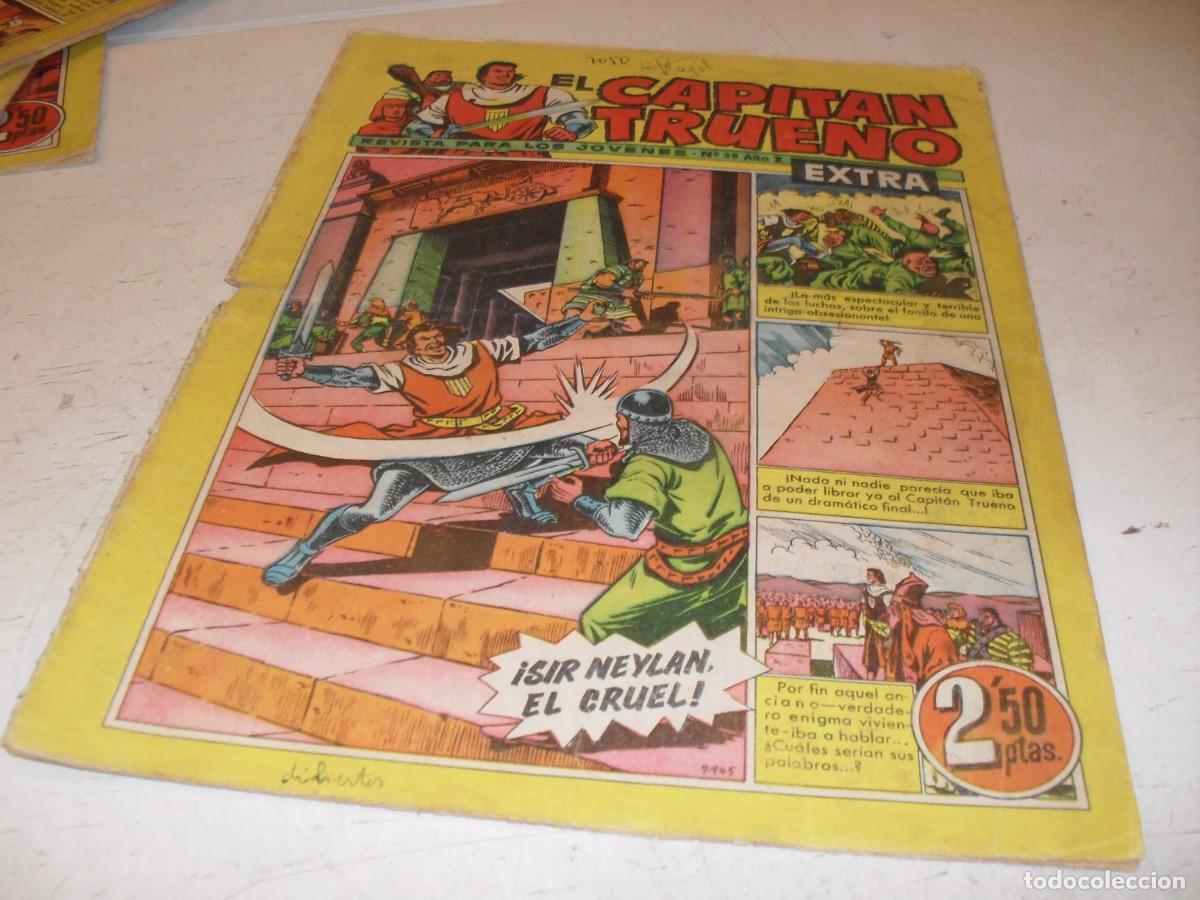 Tebeos: EL CAPITAN TRUENO EXTRA N&ordm; 28,CON CLASES DE DIBUJO DE ANTONIO BERNAL,DE 427,BRUGUERA,1960
