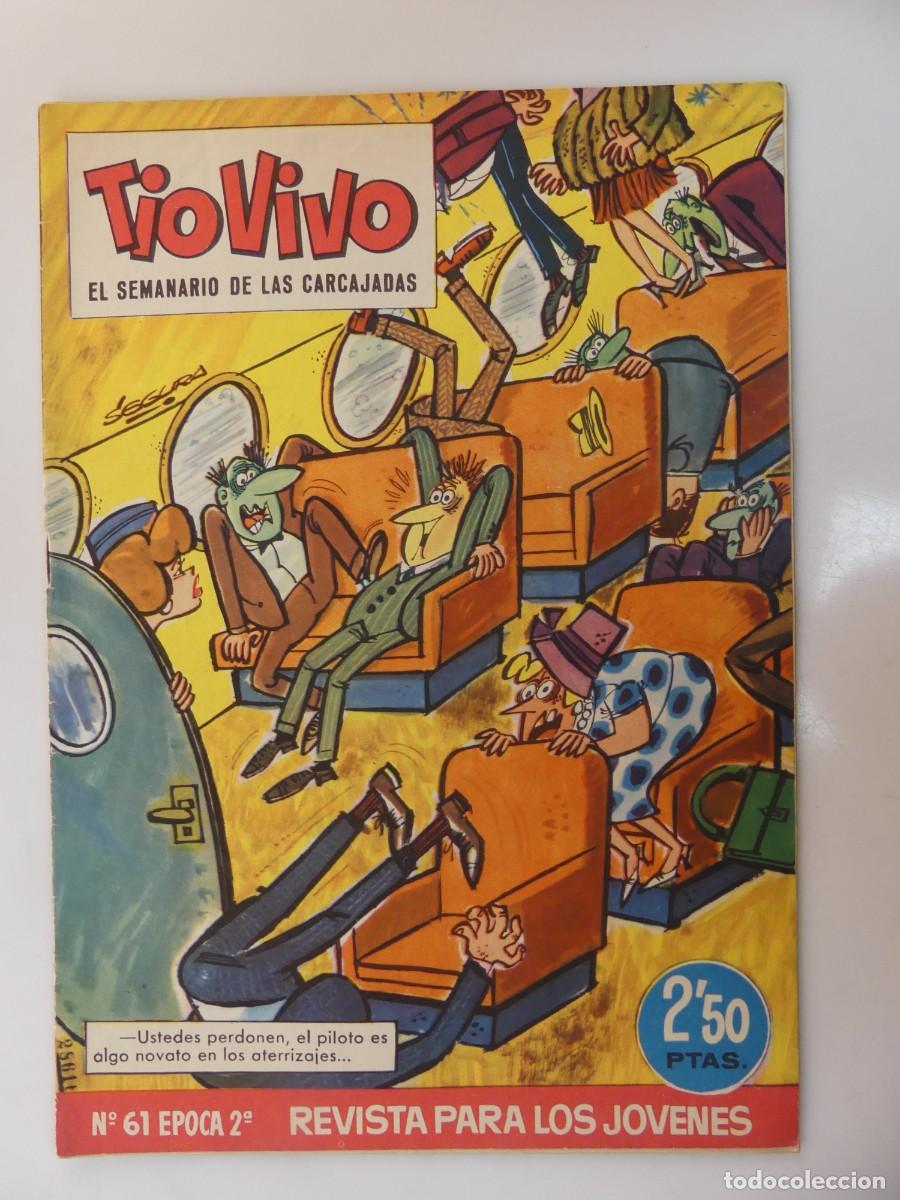 Tebeos: EL SEMANARIO DE LAS CARCAJADAS TIO VIVO NUMERO 61