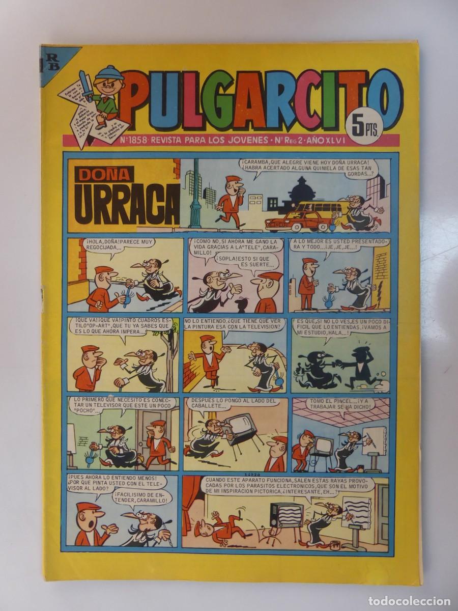 Tebeos: PULGARCITO &ndash; REVISTA PARA LOS JOVENES NUMERO 1858