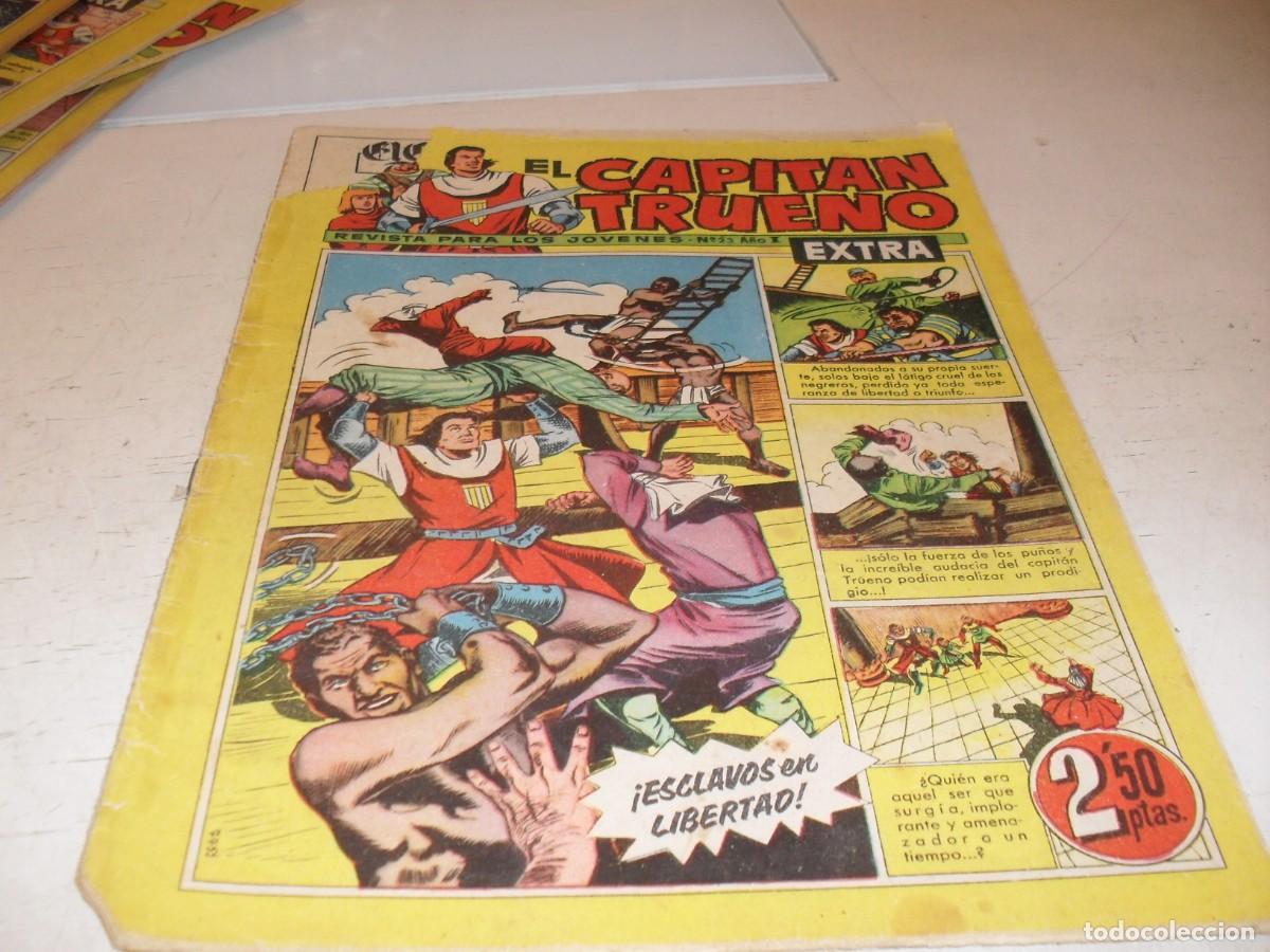 Tebeos: EL CAPITAN TRUENO EXTRA N&ordm; 23,CON CLASES DE DIBUJO DE ANTONIO BERNAL,DE 427,BRUGUERA,1960